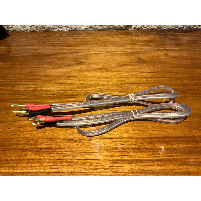 Konasen Speaker Cables with Banana plugs 1 metre pair, pre loved