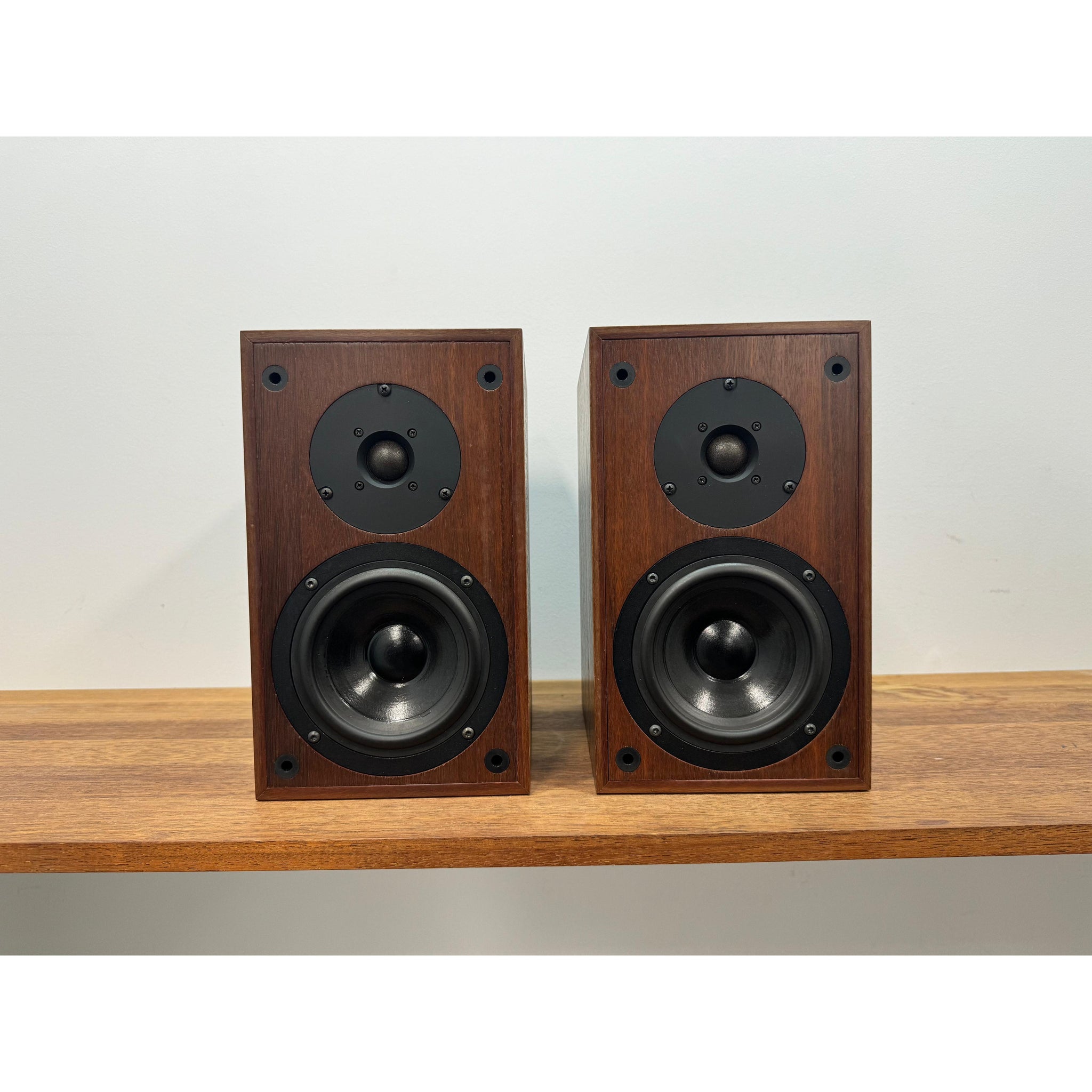 Krix Equinox Bookshelf Speakers walnut- Pre Loved