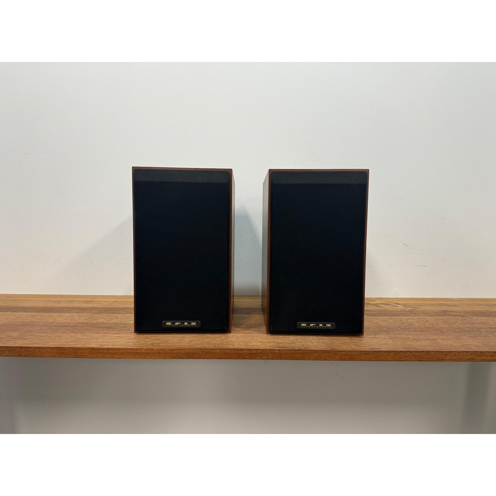 Krix Equinox Bookshelf Speakers walnut- Pre Loved