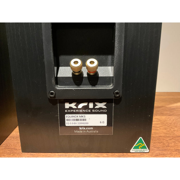 Krix Parfuns Krix Equinox MK5 bookshelf speakers in black ash. Pre Loved — The Audio ...