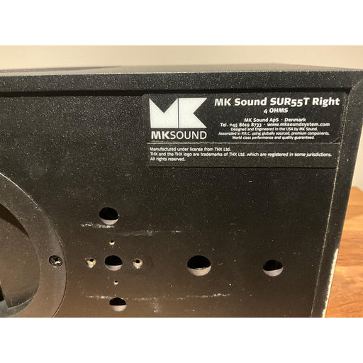 MK Sound SUR55T Tripole Surround speakers Pair in black, pre loved
