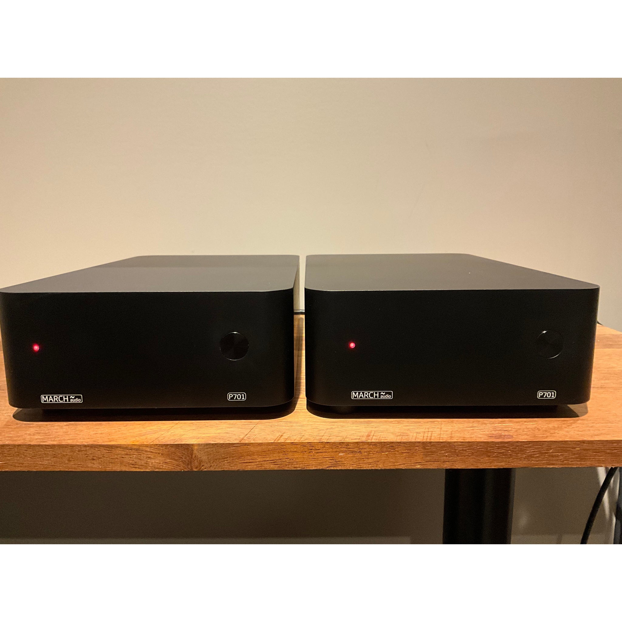 March Audio P701 mono block power amplifier pair black. Pre Loved
