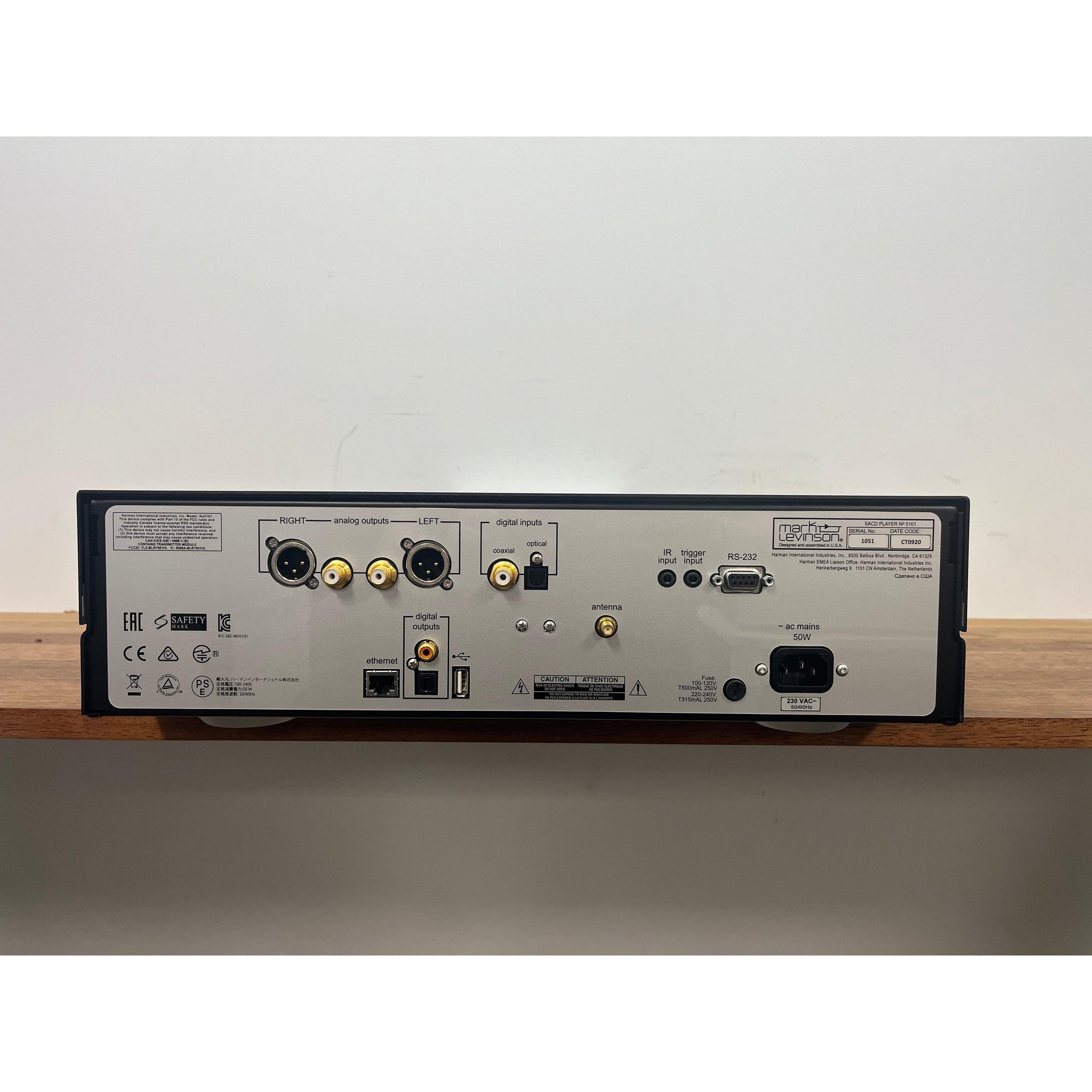 Mark Levinson № 5101 Network Streaming SACD Player and DAC - Pre Loved