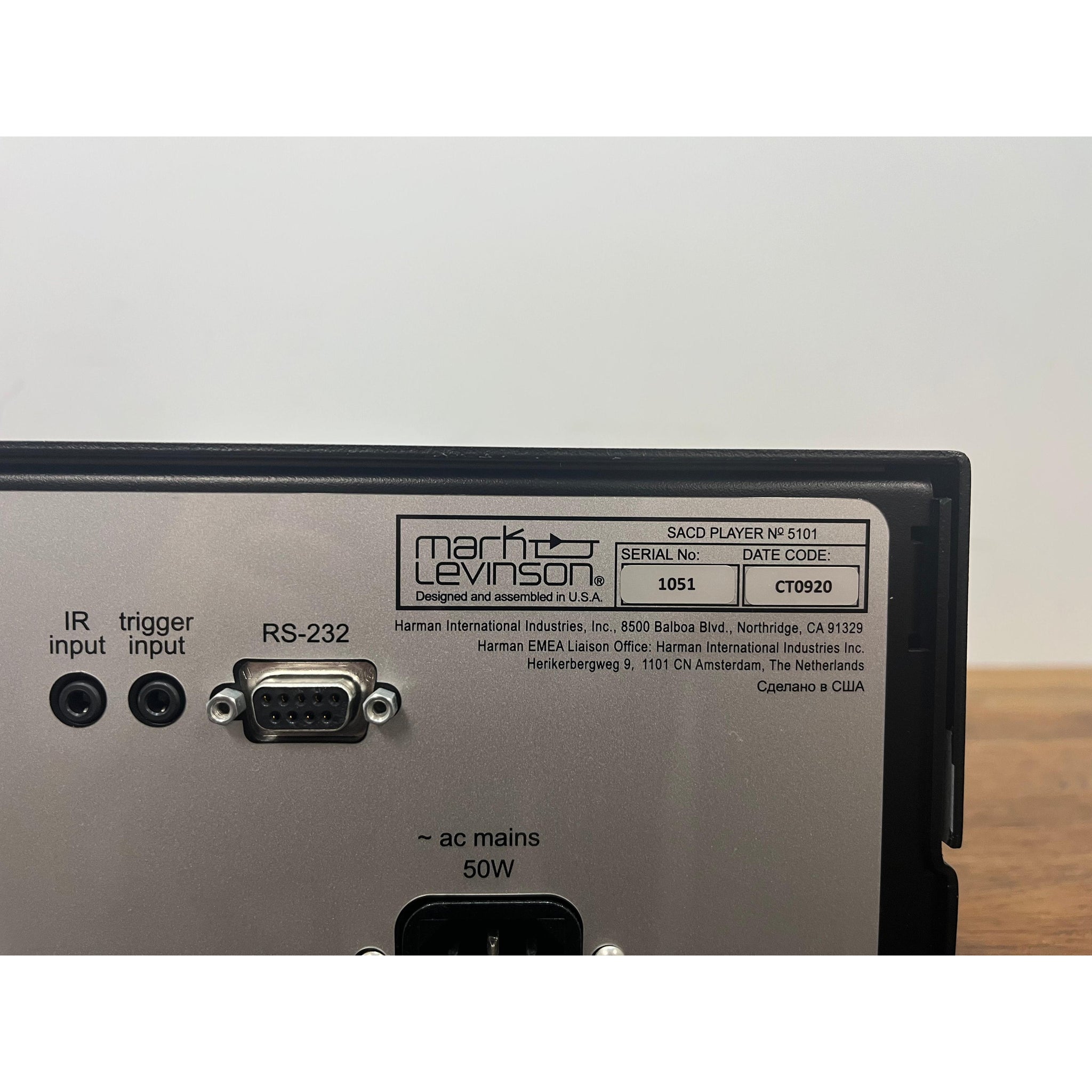 Mark Levinson № 5101 Network Streaming SACD Player and DAC - Pre Loved