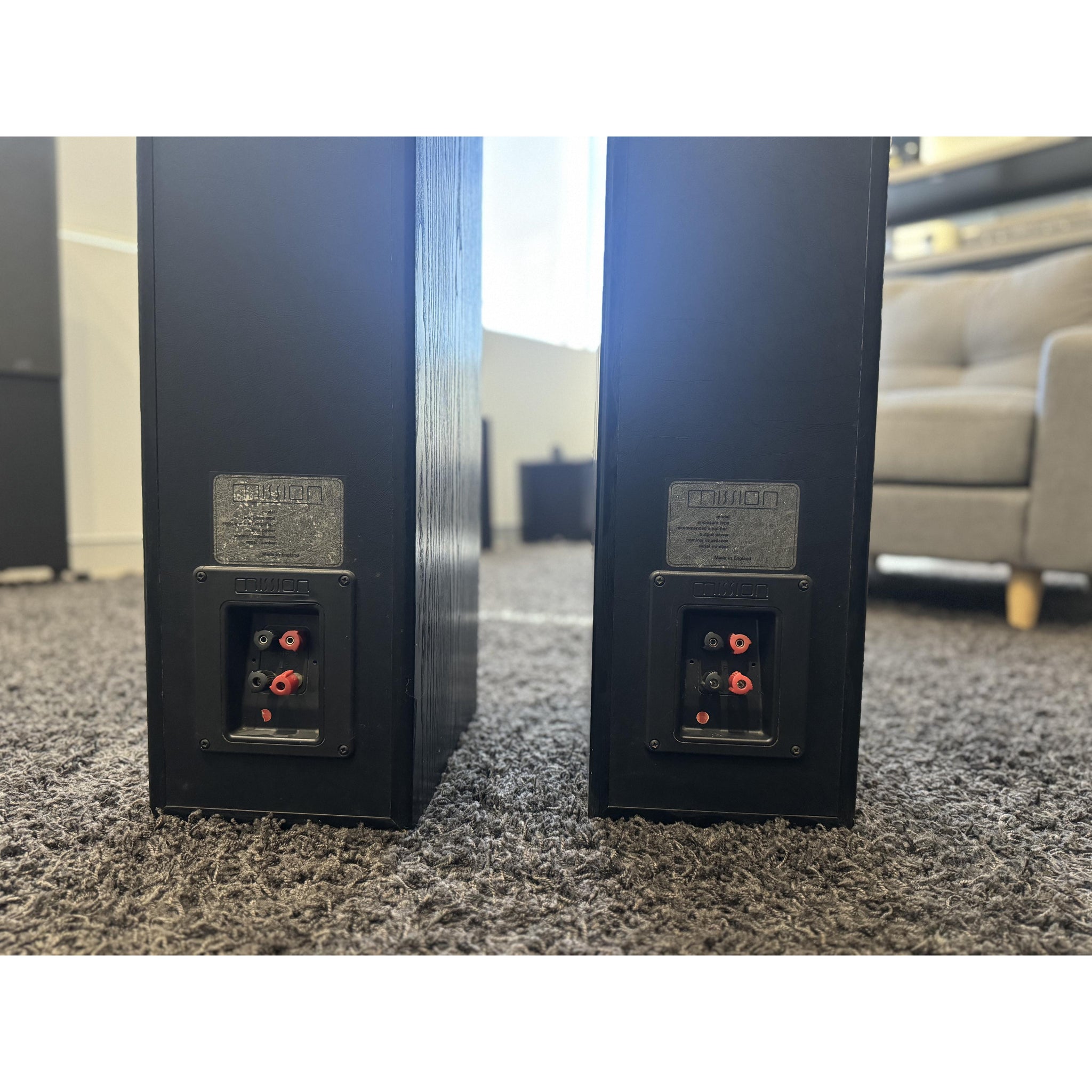 Mission 734 Floor Standing Speakers - Pre Loved