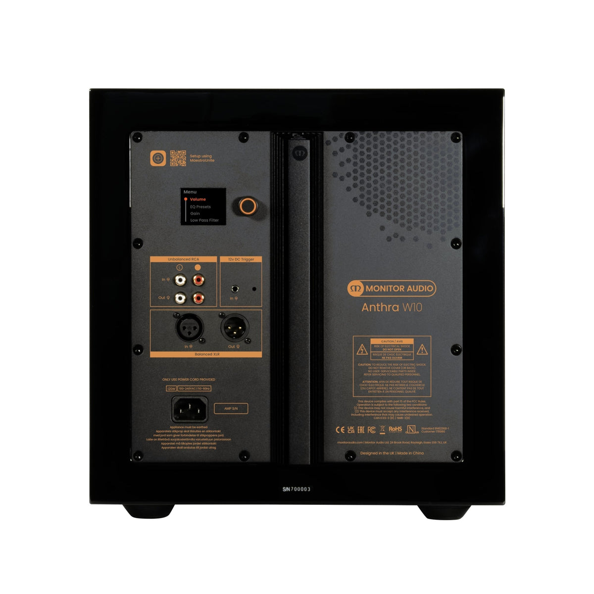 Monitor Audio - Anthra W10 - Subwoofer (AVAILABLE FOR PREORDER)