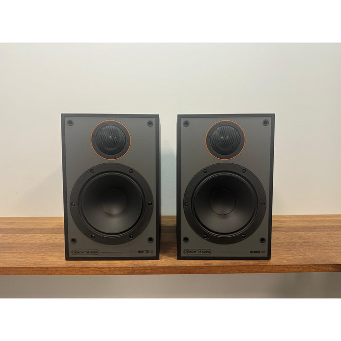 Monitor Audio Monitor 100  Bookshelf speaker pair black- Pre Loved