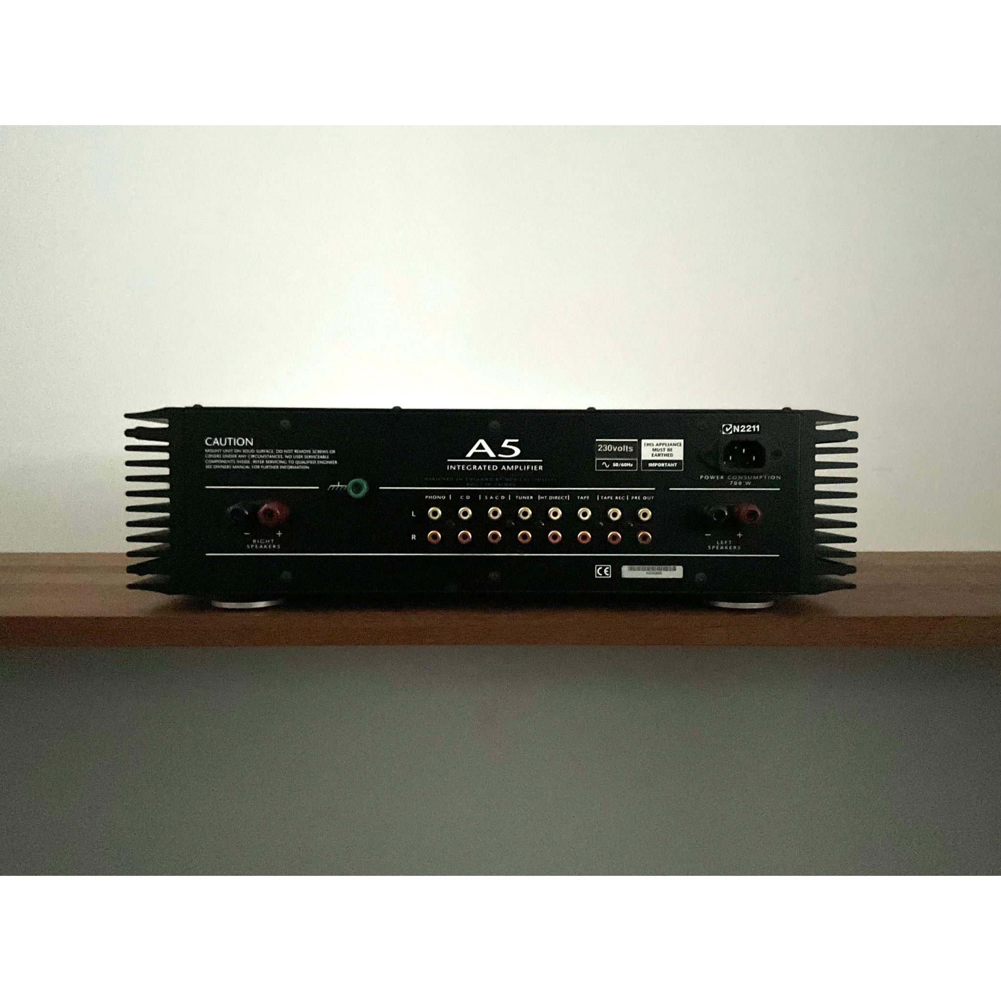 Musical Fidelity A5 Integrated amplifier, pre loved