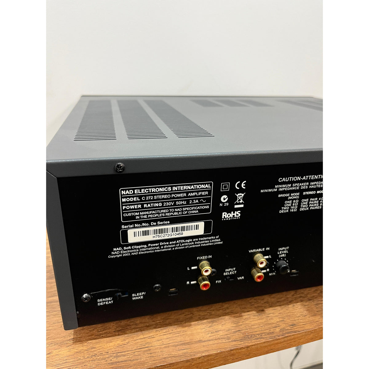 NAD C272 Power AMP - Pre Loved