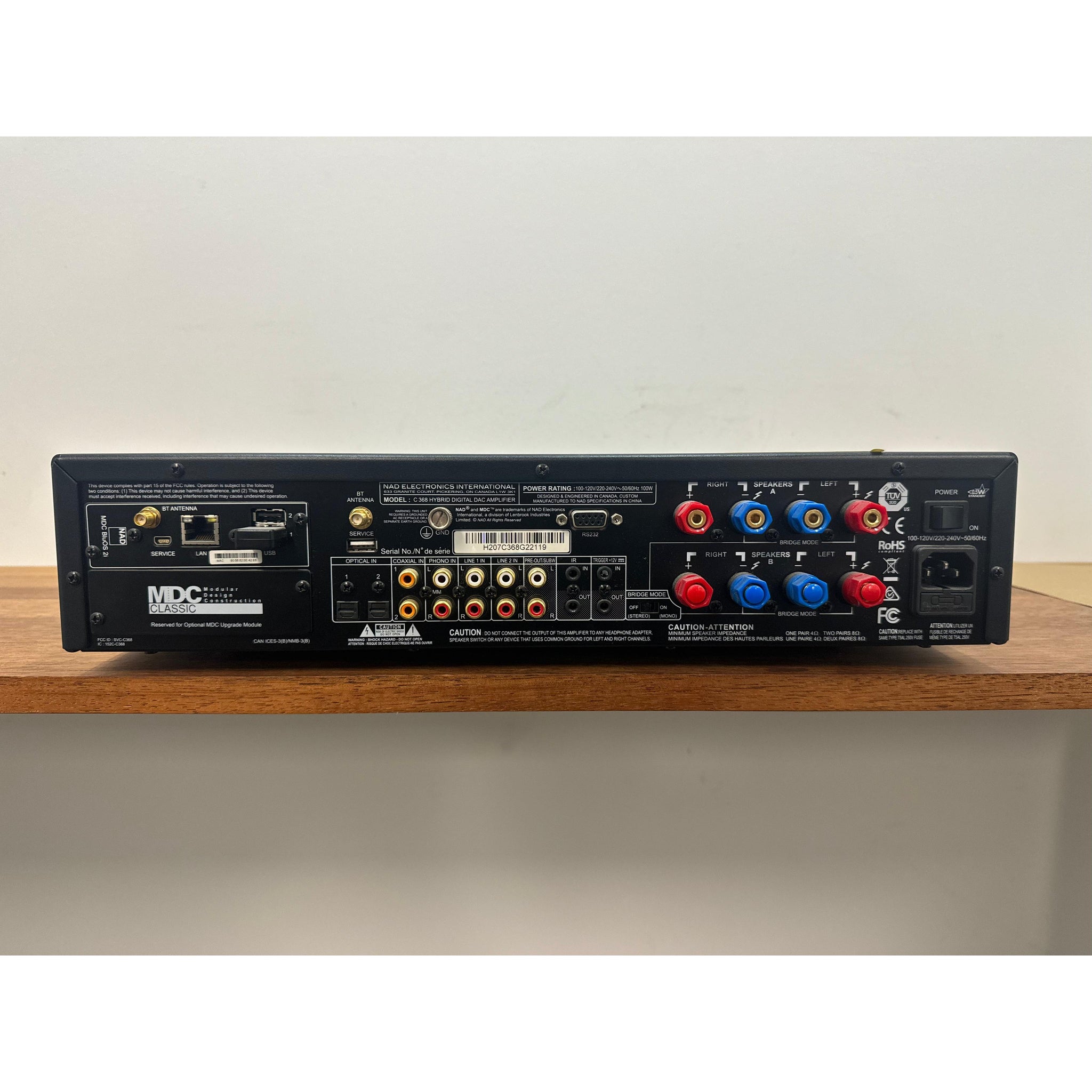 NAD C368 Hybrid Digital DAC Amplifier with Bluesound streaming module- Pre Loved
