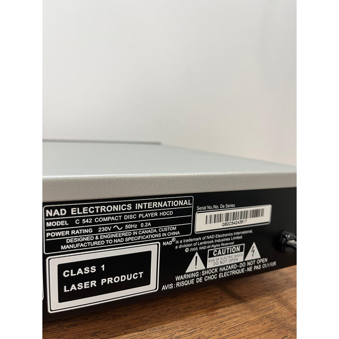 NAD C542 CD player - Pre Loved