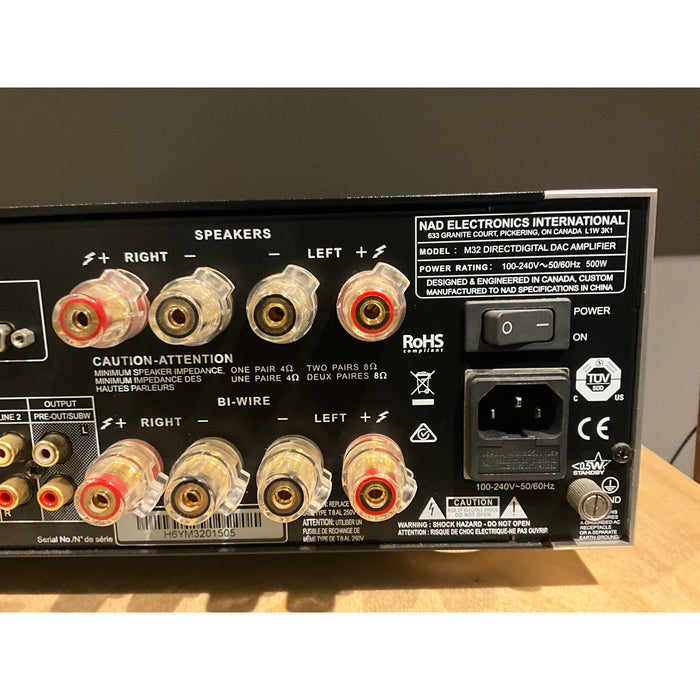 NAD M32 Master series integrated amplifier with Bluos 2 module, Pre Loved