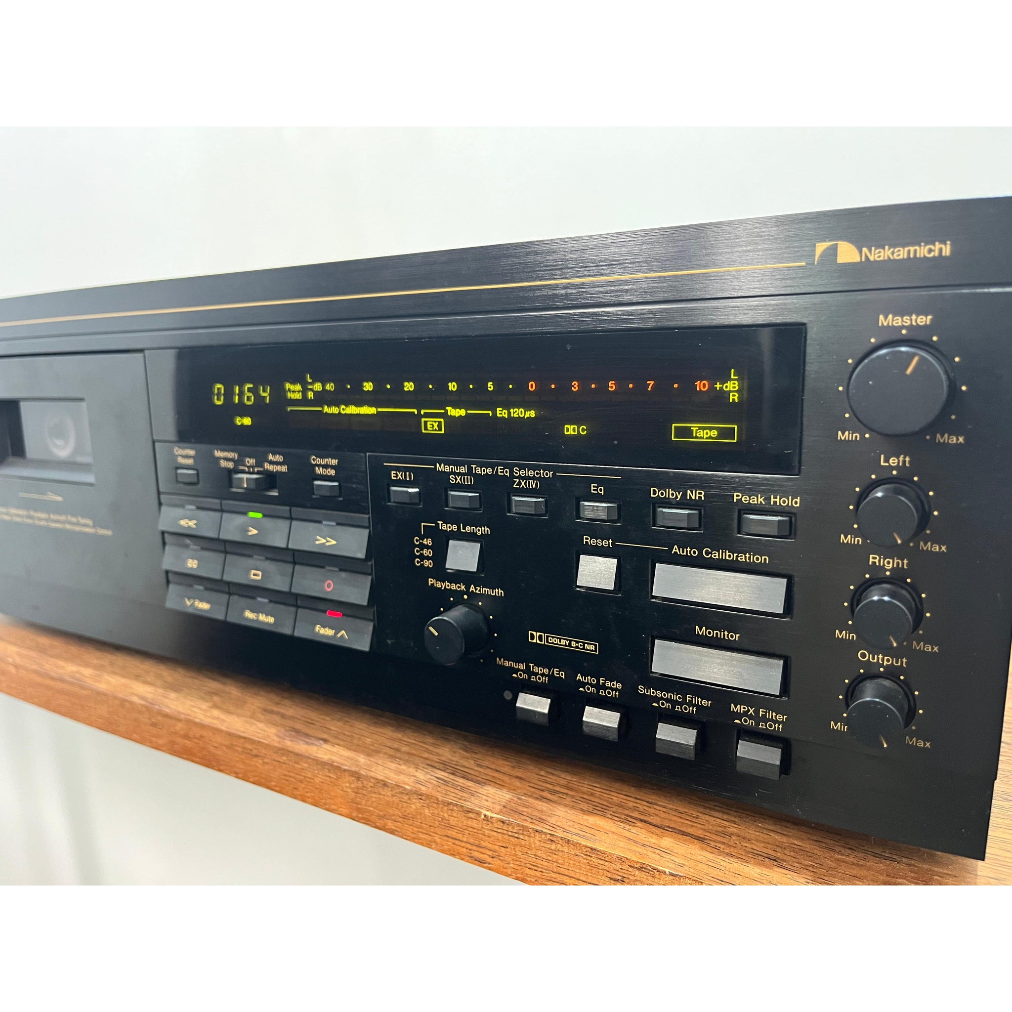 Nakamichi CR-7 Discrete 3-Head Cassette Deck - Black - Pre-loved