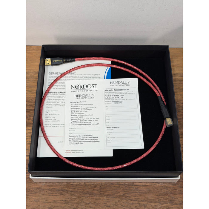 Nordost Hemidall 2 USB data cable - Pre Loved