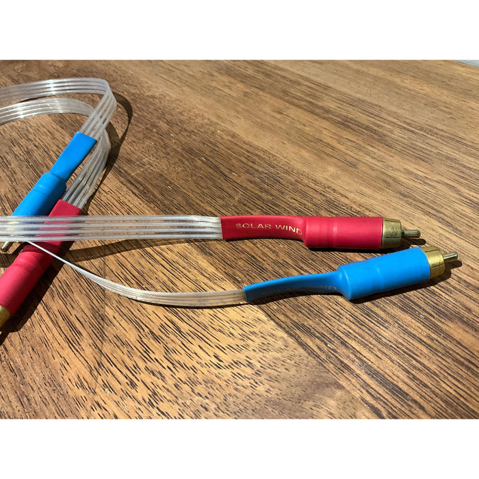 Nordost Solar wind RCA cables, USA made Pre Loved 60cm length
