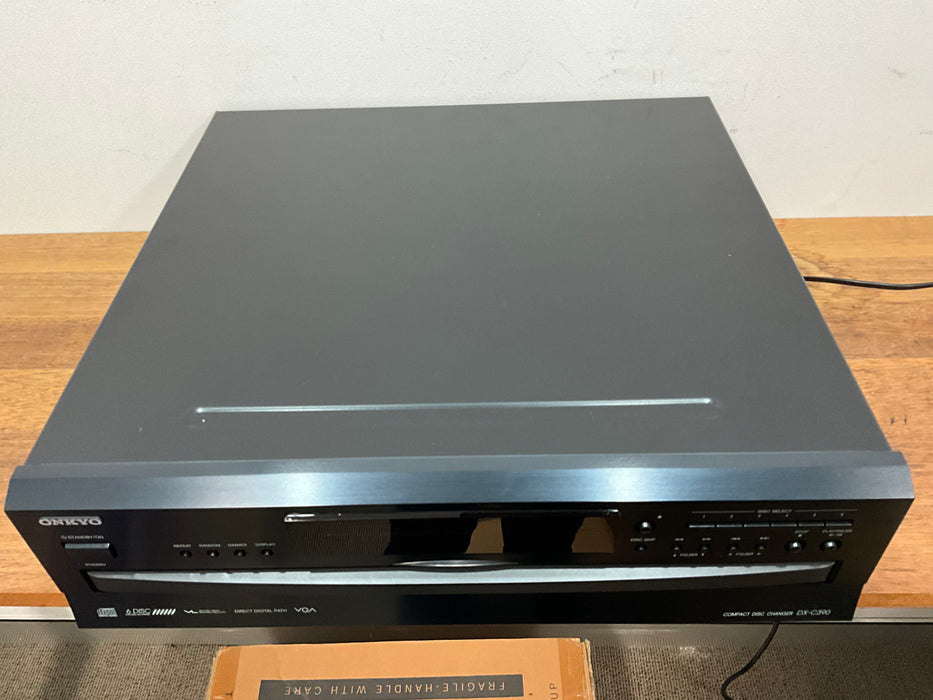 Onkyo 6 Disc CD Player DXC 390 black , pre loved great condition