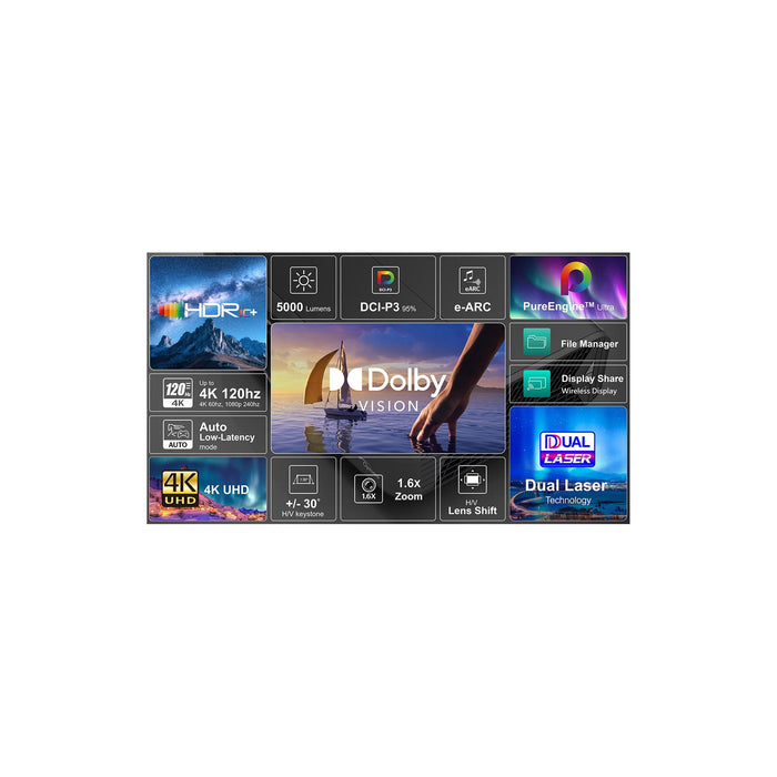 Optoma - UHC70LV - UHD Dual Laser Home Cinema Projector