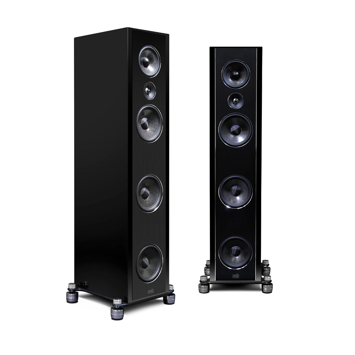 PSB Audio T600 Synchrony Floorstanding Speakers Black, Pre Loved