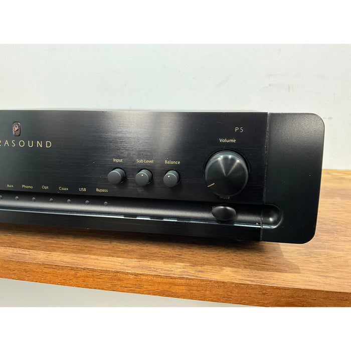 Parasound P5 Stereo Pre Amplifier black, Pre Loved
