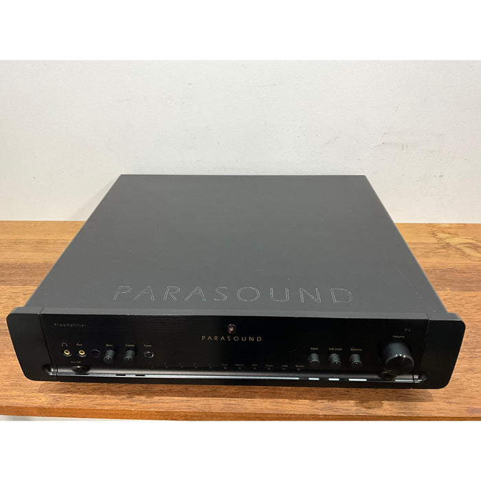 Parasound P5 Stereo Pre Amplifier black, Pre Loved