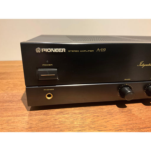 Pioneer A119 integrated stereo amplifier, black finish, Pre Loved