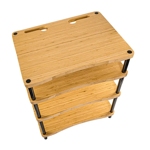 PlenQ - Bamboo 1-4 - 4 Tier Hi-Fi Rack