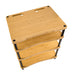 PlenQ - Bamboo Single Shelf with Legs — Modular Hi-Fi Component Platform