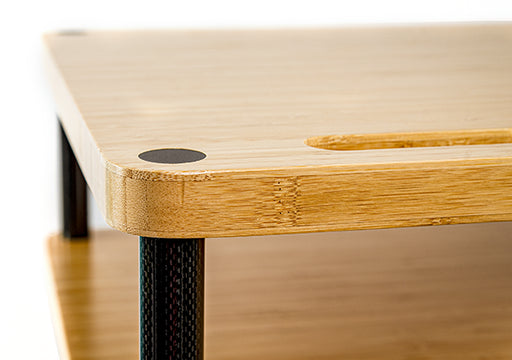 PlenQ - Bamboo Single-Tier Hi-Fi Component Plinth