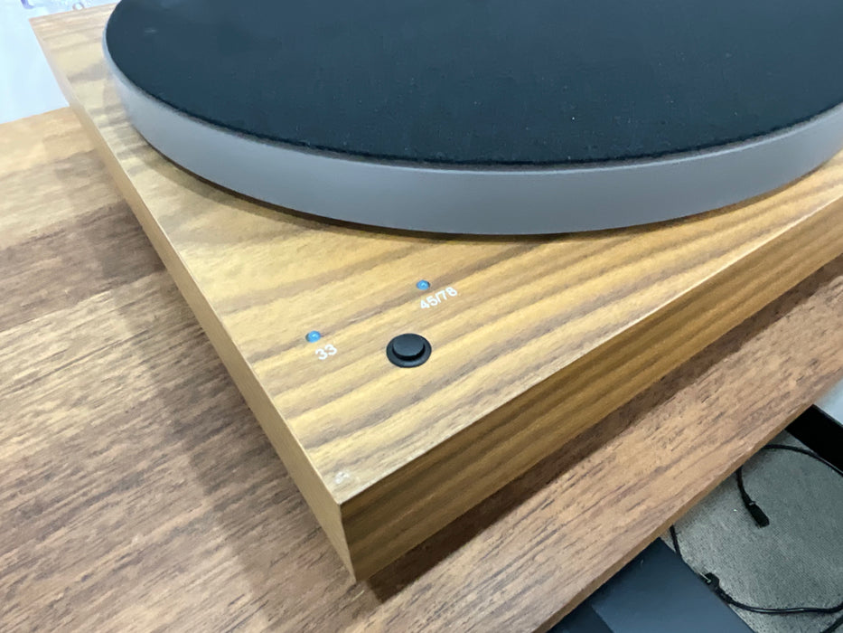 Project Audio X1 Walnut Turntable with 2m Blue Cartridge, Pre Loved
