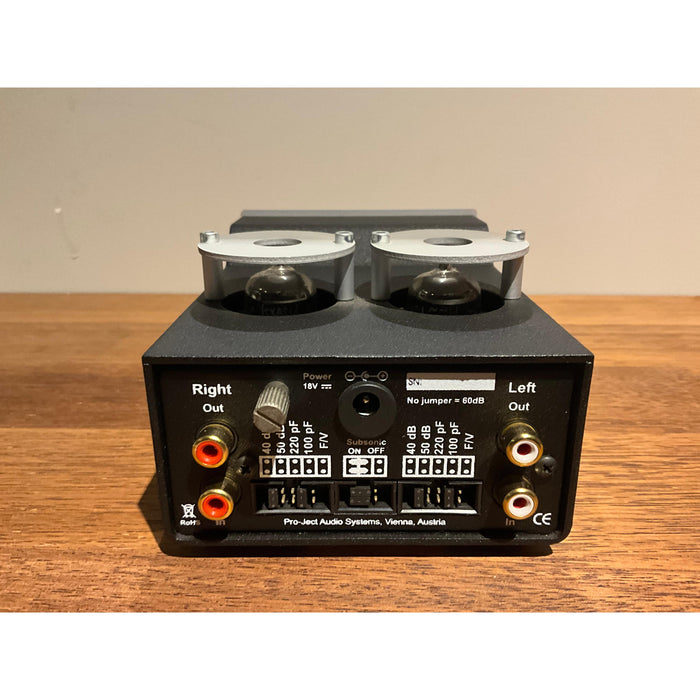 Project Tube box DS, Valve phono pre amp stage, silver finish, Pre Loved