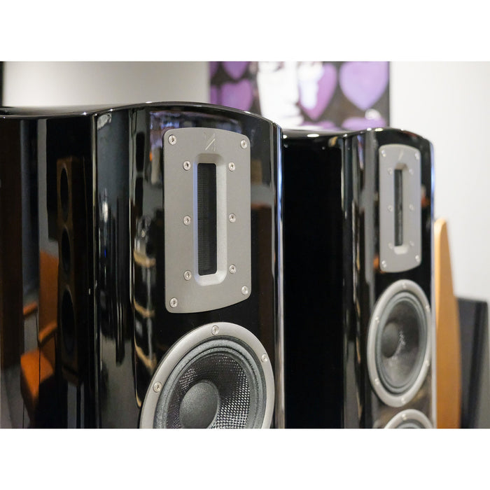 Quad Z4 English made Tower Speakers Black Pre Loved