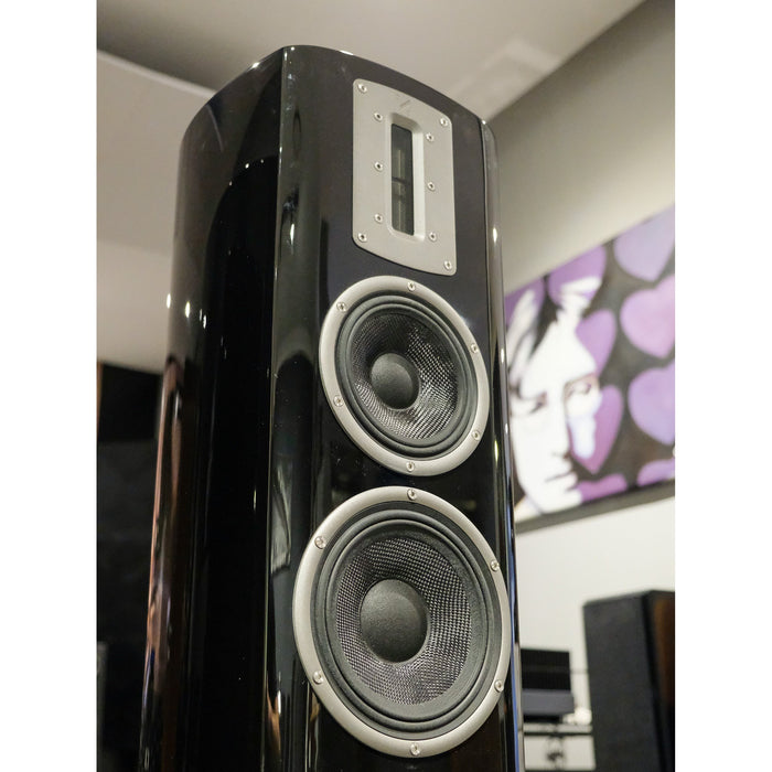 Quad Z4 English made Tower Speakers Black Pre Loved