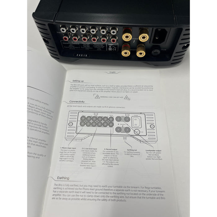 REGA Brio MK6 amplifier - Pre loved