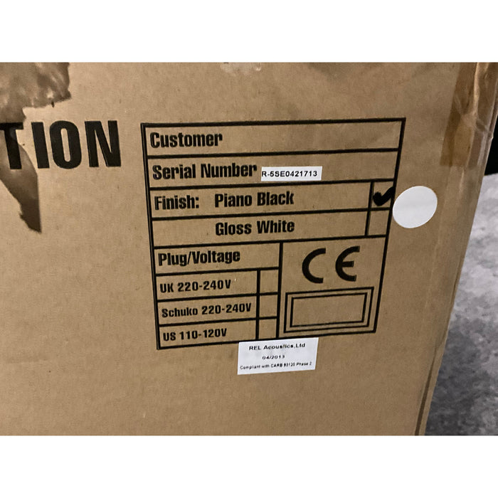 REL R528 se active subwoofer pre loved but never used, new in box