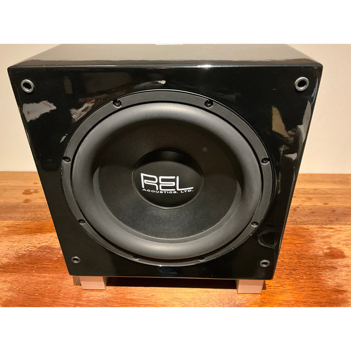 REL T7 Active Subwoofer, Gloss black, Pre Loved