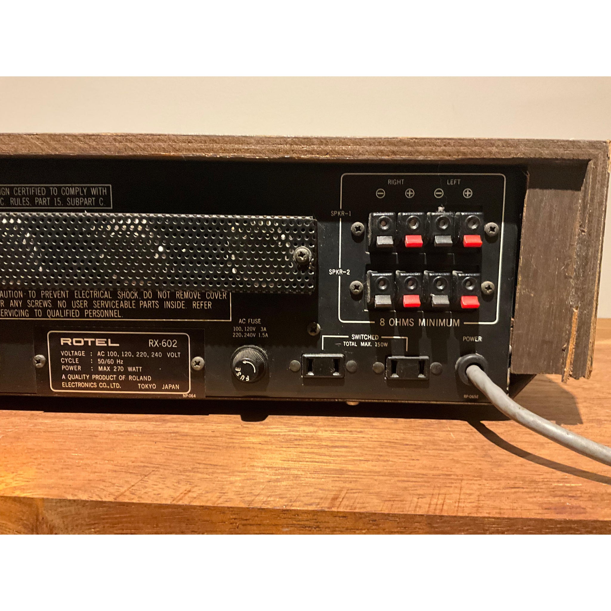 ROTEL RX 602 Retro Stereo Amplifier/Receiver, Pre Loved