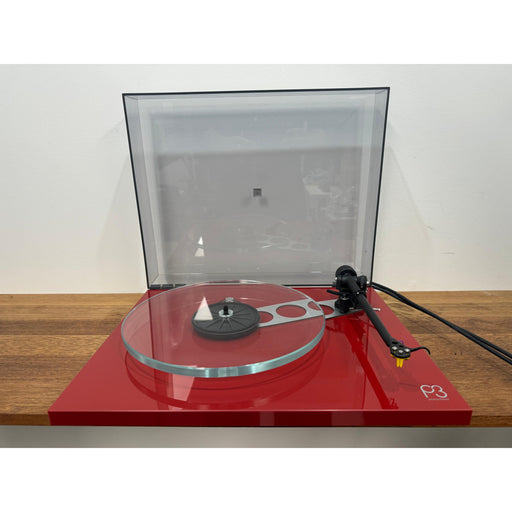 Rega Planar 3 RED P3 Turntable with Exact cartridge fitted - Pre Loved