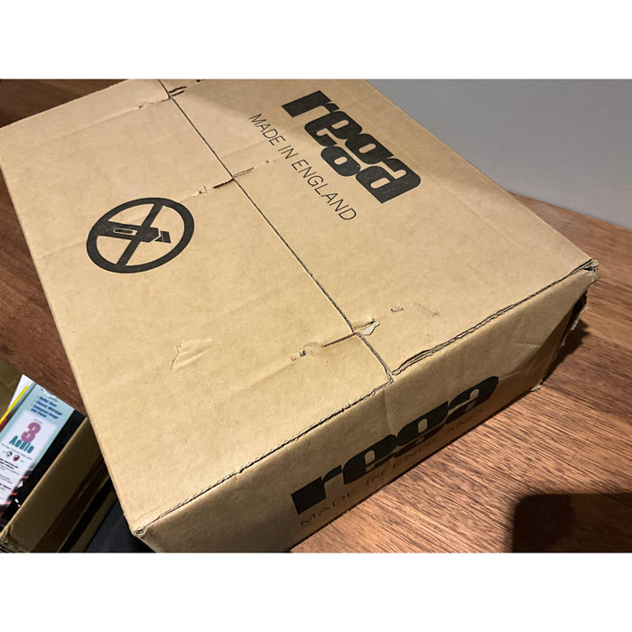 Rega io integrated amplifier black finish, pre loved but never opened