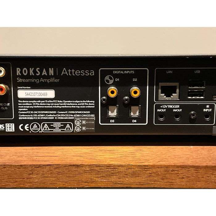 Roksan Attessa streaming integrated amplifier black, pre loved