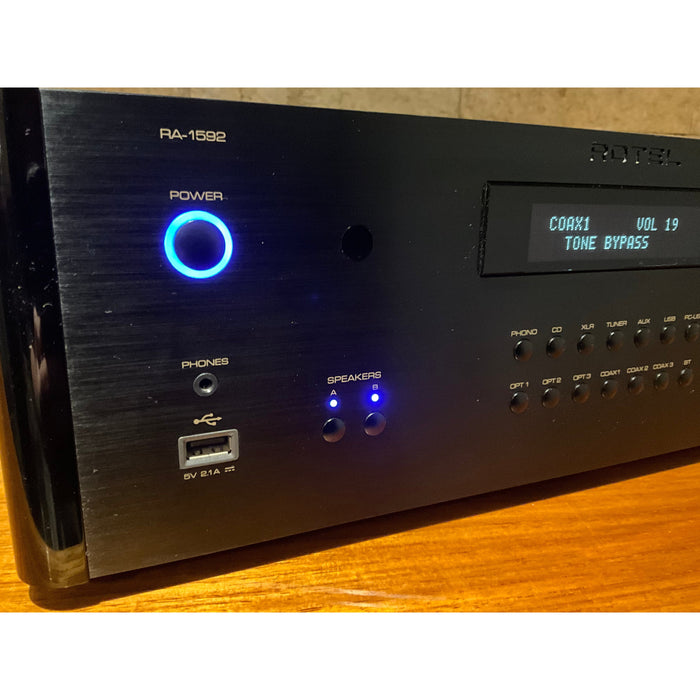 Rotel RA1592 Integrated Amplifier Black, Pre Loved
