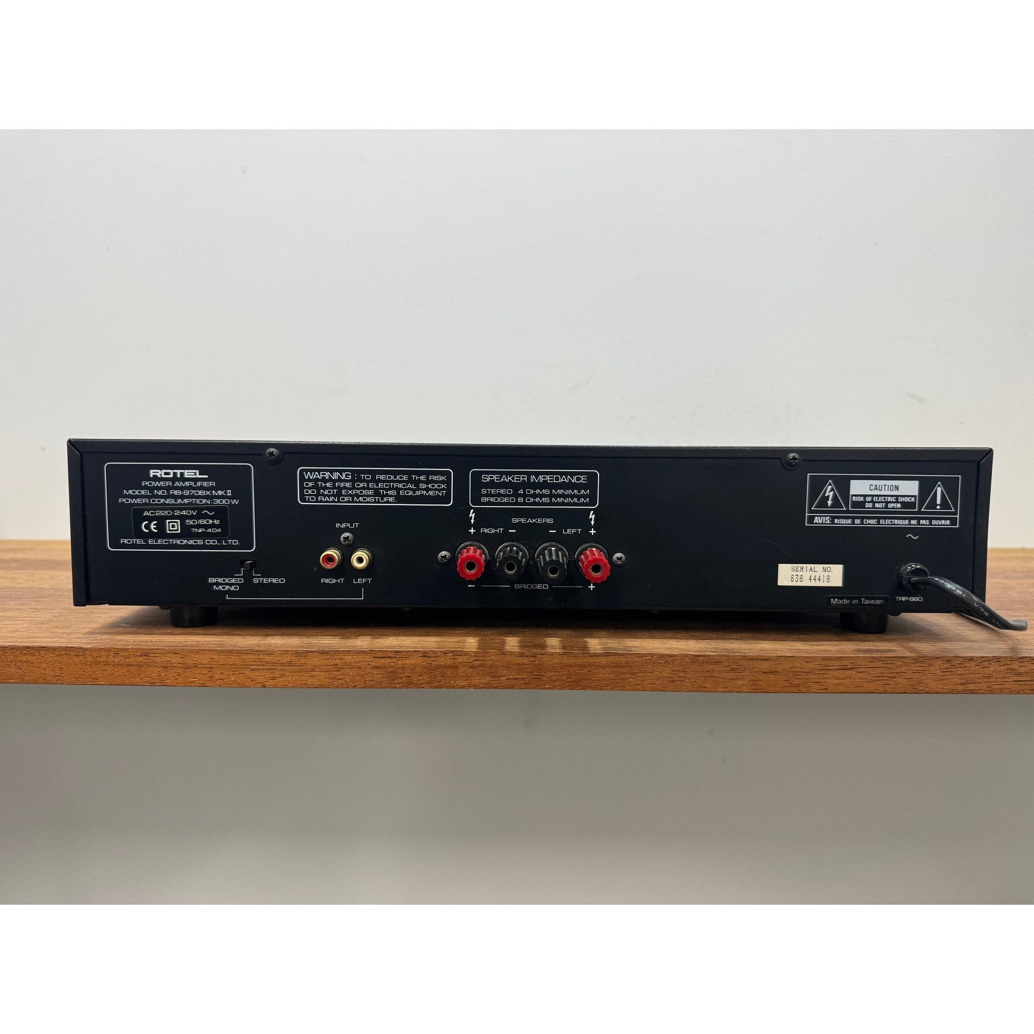 Rotel RB-970BX Power Amplifier - Pre Loved