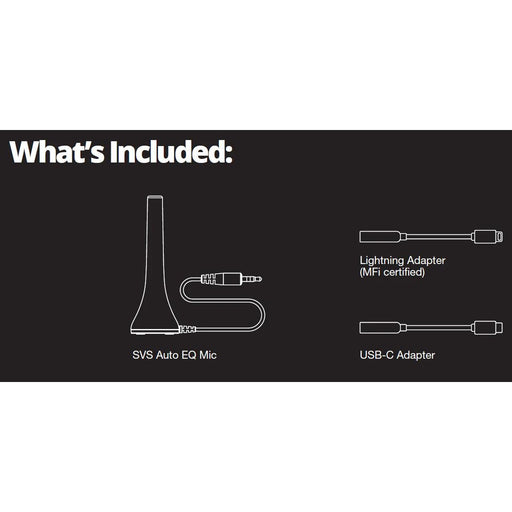 SVS - Auto EQ Mic - Calibrated Measurement Microphone (back order)