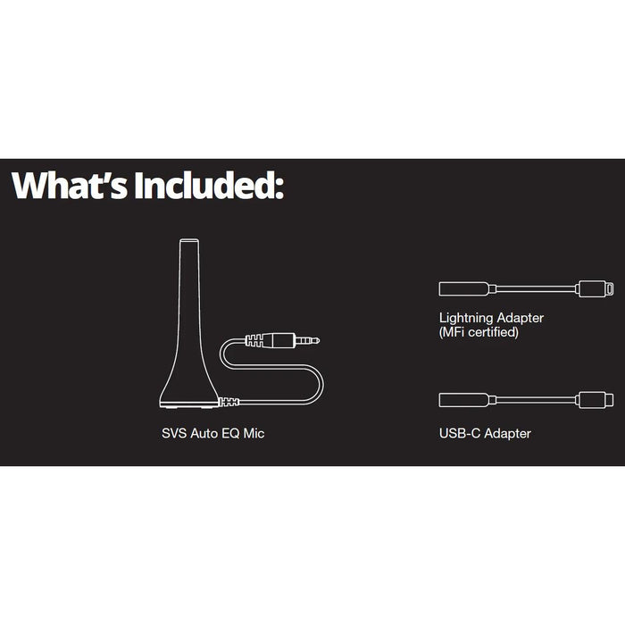 SVS - Auto EQ Mic - Calibrated Measurement Microphone (back order)
