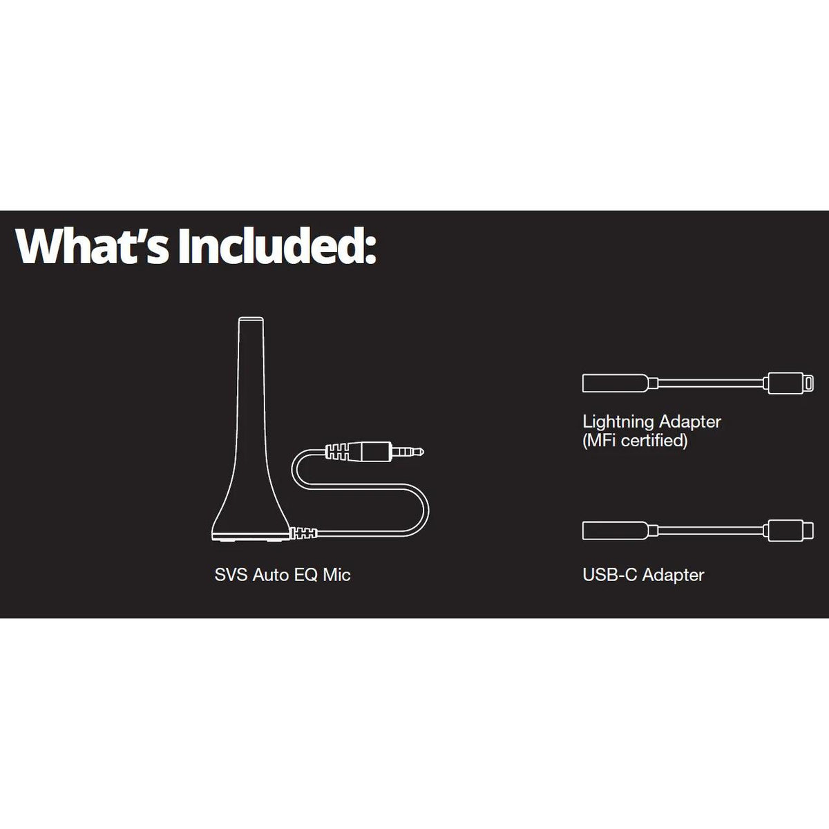 SVS - Auto EQ Mic - Calibrated Measurement Microphone (back order)
