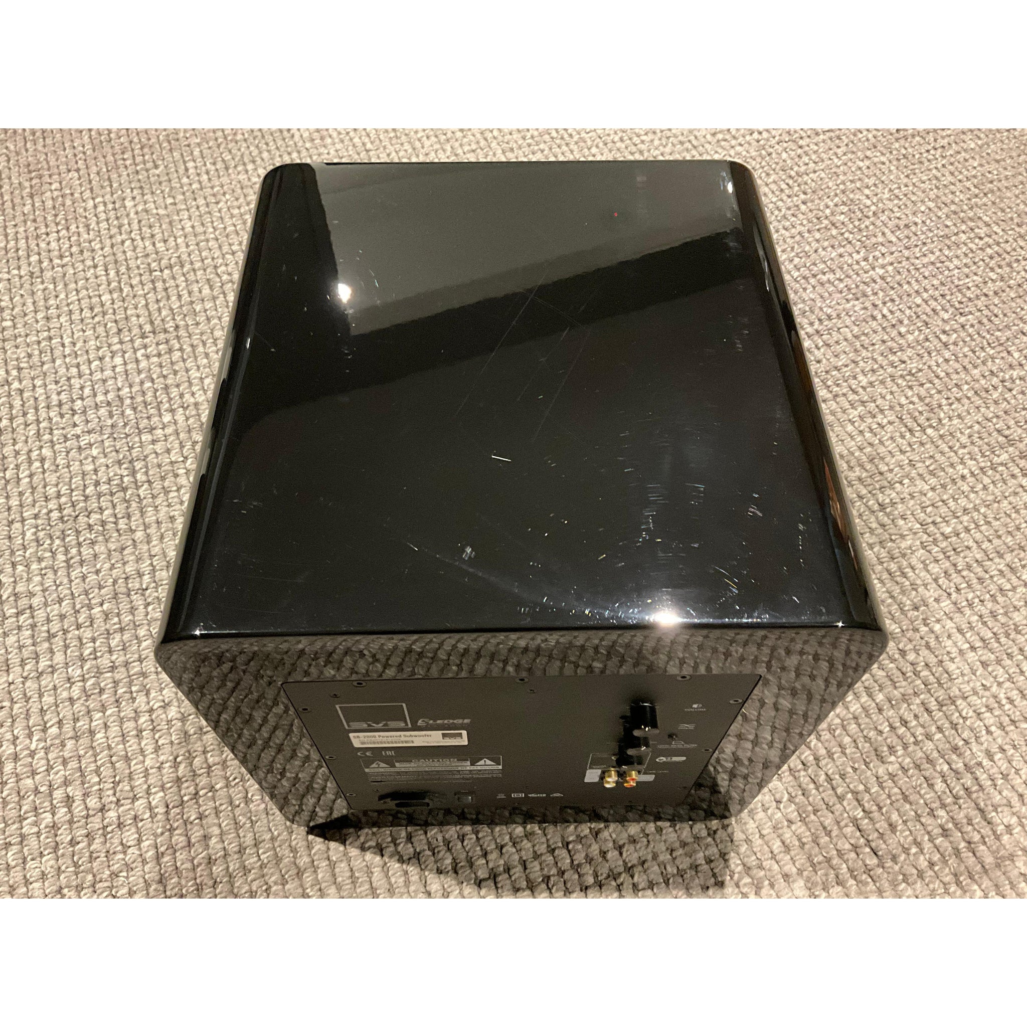 SVS SB2000 Powered Subwoofer Gloss Black, no grill, Pre Loved