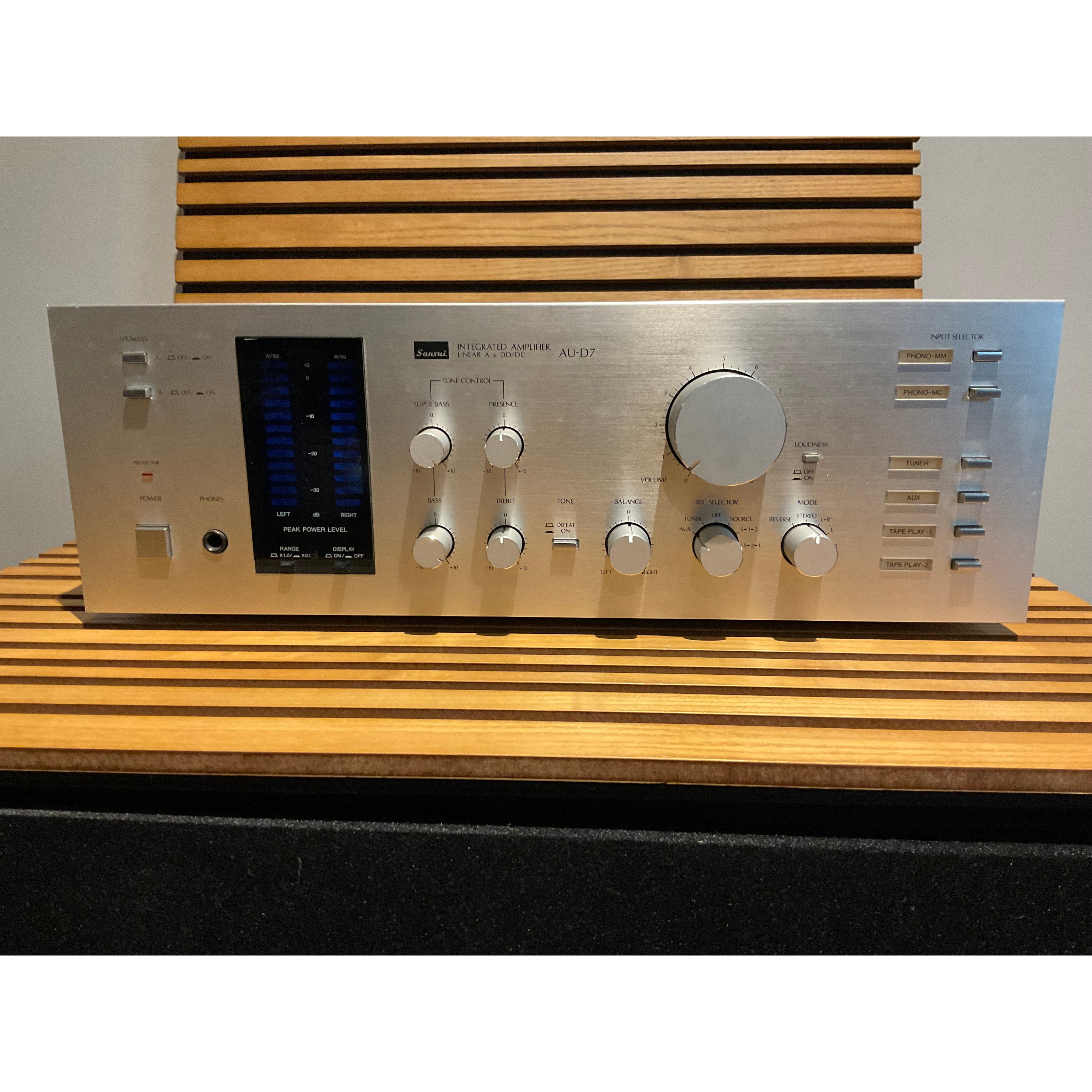 Sansui - AU-D7 - Integrated Stereo Amplifier (Trade-In) 3 month warran