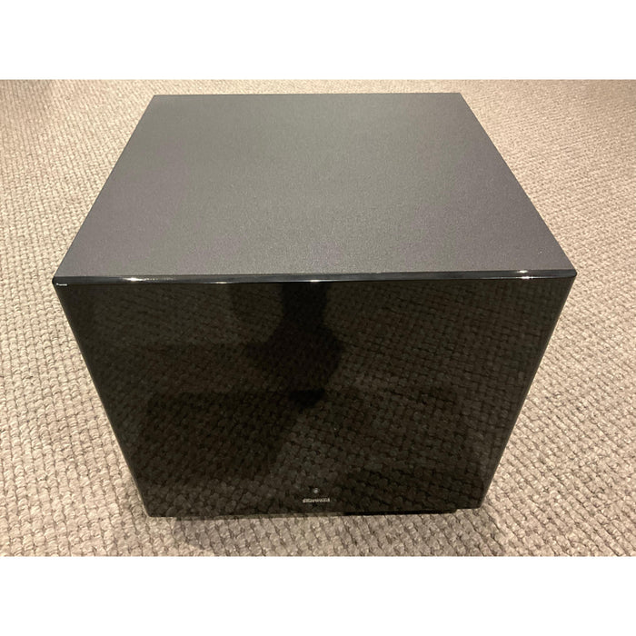 Sherwood SW10 active subwoofer in black two tone finish, pre loved
