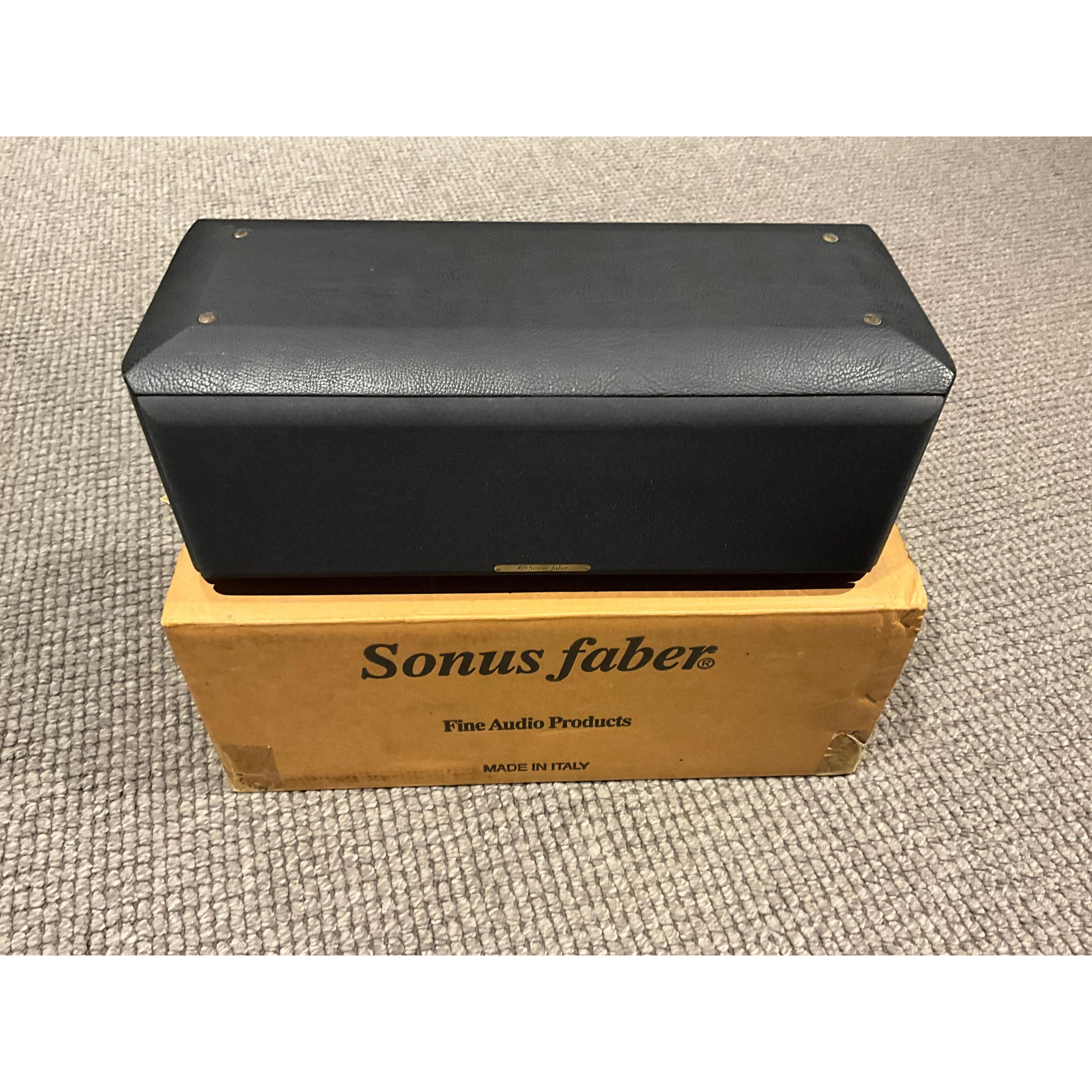 Sonus Faber Solo centre speaker, black finish, Italian Made, Pre loved