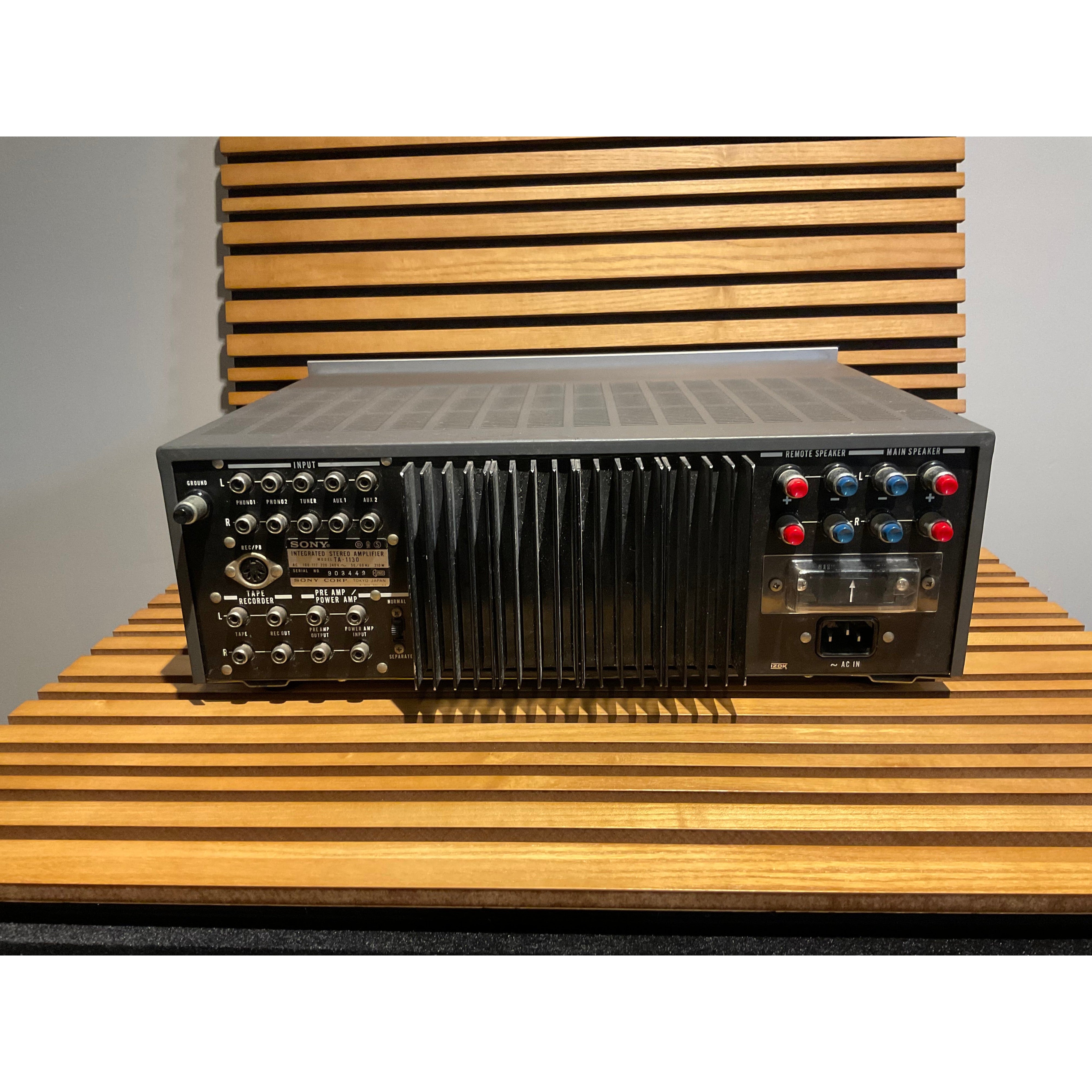 Sony Vintage TA 1130 integrated amplifier, pre loved with warranty