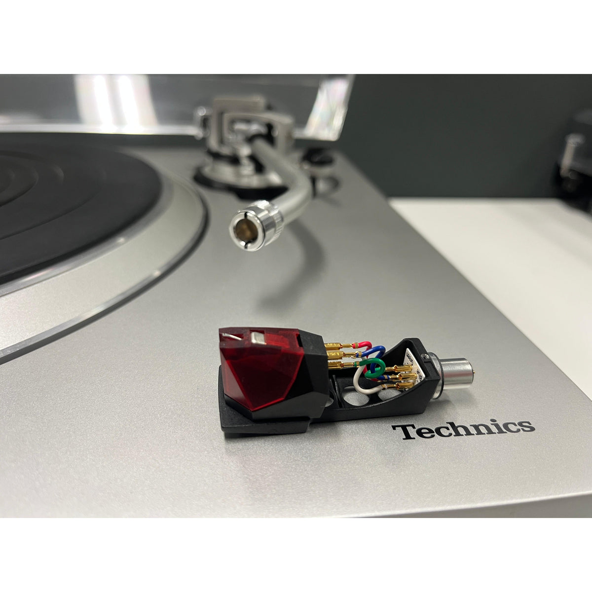Technics SL-1500c Turntable, Silver, Pre Loved